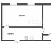 2-комн, 46кв м, этаж 1/5 улица Аркадия Гайдара, 7