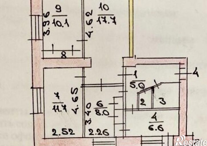 4-комн квартира улица Максима Горького, 20,  д. 20
