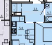 2-комн, 38 кв м, этаж 5/25 Ижевская улица, 34