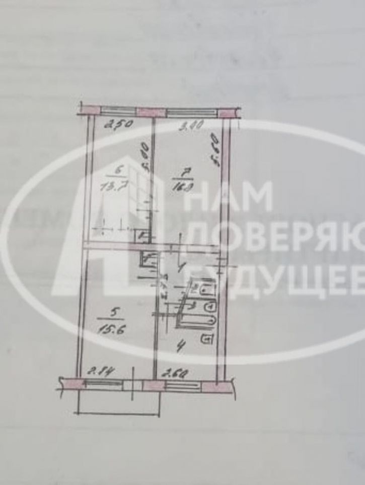 3-комн квартира улица Мира, 2/4