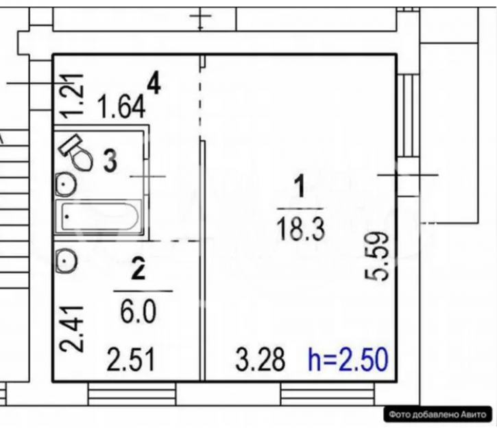 1-комн квартира улица Гагарина, 29