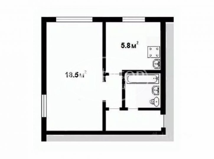 1-комн квартира улица Нефтяников, 10