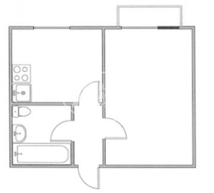 1-комн квартира Городская площадь