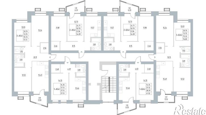 1-комн квартира в новом доме Рионская улица, 4А