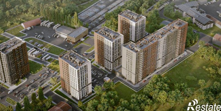 2-комн квартира в новом доме деревня Кондратово