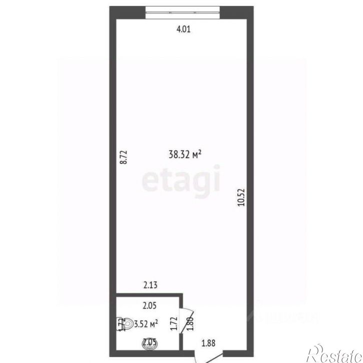 1-комн квартира городской округ Пермь, Пермь