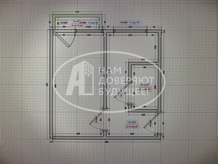 1-комн квартира Делегатская улица, 30