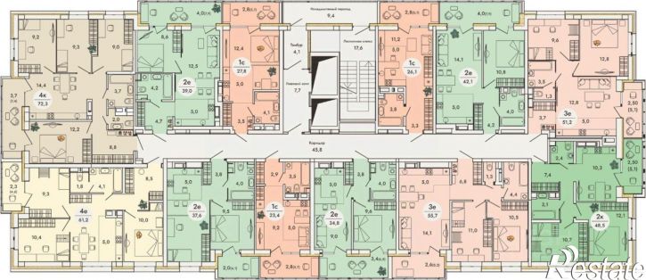 4-комн квартира в новом доме ул Камская, 8а,  д. 8а