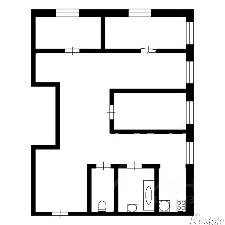 4-комн квартира ул Федосеева, 3,  д. 3