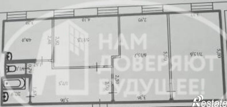 3-комн квартира Добрянский муниципальный округ, рабочий посёлок Полазна, Уральская улица, 29