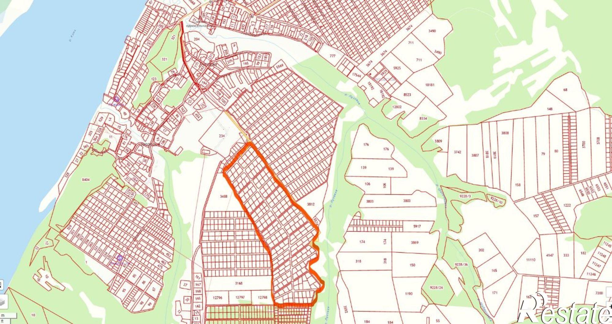 Купить землю, земельный участок за 20 655 000 рублей на ул Подгорная
