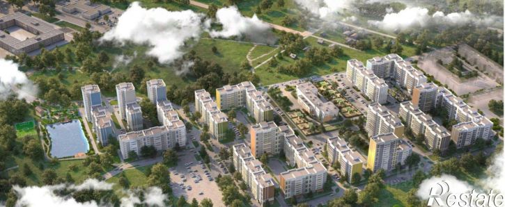 3-комн квартира в новом доме село Фролы