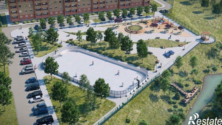 1-комн квартира в новом доме посёлок Горный