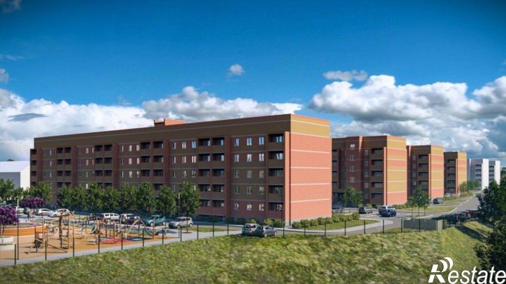 1-комн квартира в новом доме посёлок Горный