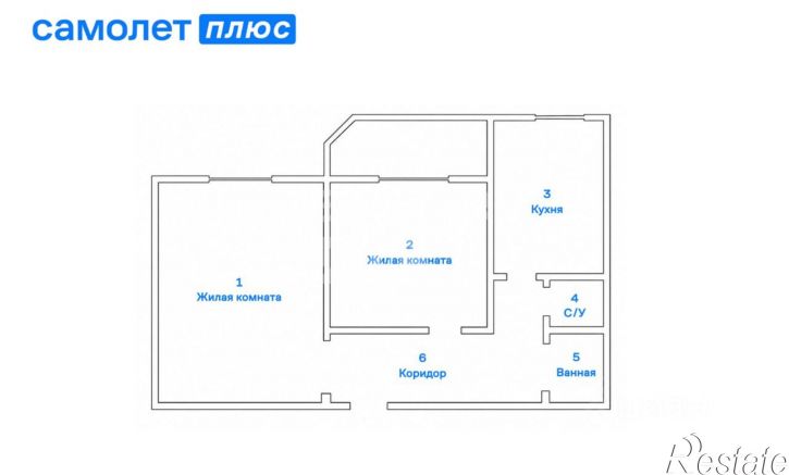 2-комн квартира ул Садовое Кольцо, 2,  д. 2