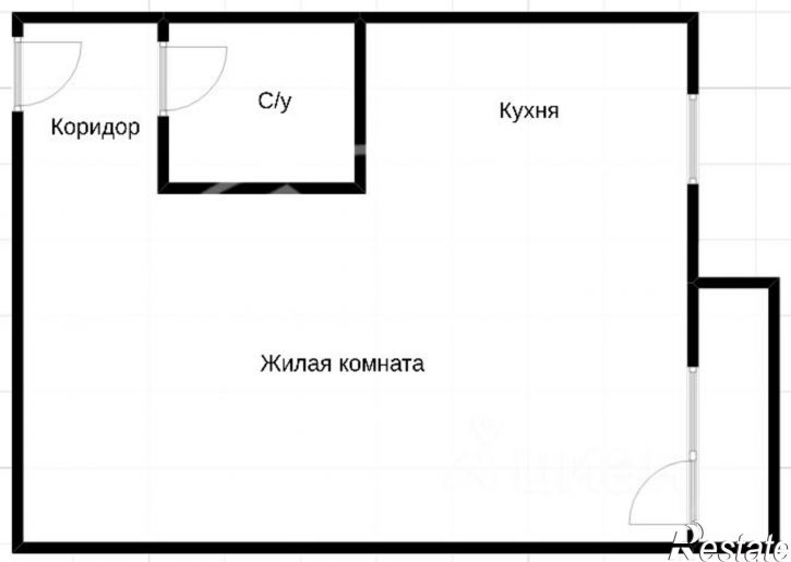 1-комн квартира ул Коммунистическая, 6Б,  д. 6Б