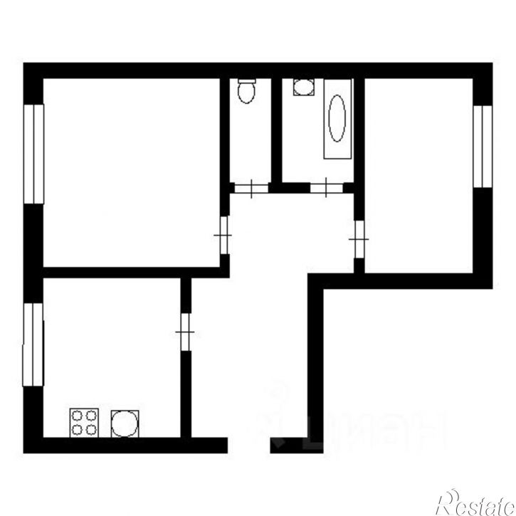 2-комн квартира Пермь, ул. Васнецова, 5
