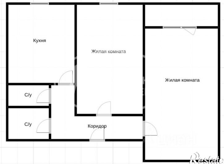 2-комн квартира Пионерская улица, 81А,  д. 81А