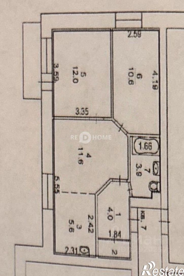2-комн квартира ул Нефтяников, 7,  д. 7