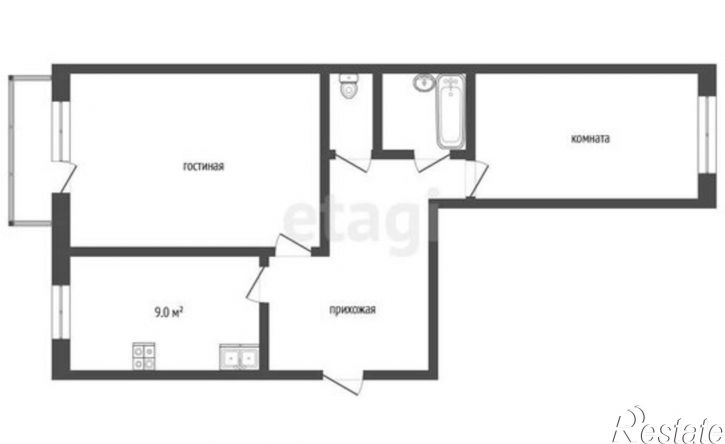 2-комн квартира ул Коммунистическая, 6,  д. 6