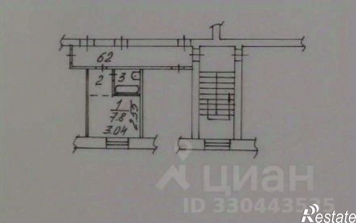 1-комн квартира улица Ломоносова, 131А,  д. 131А