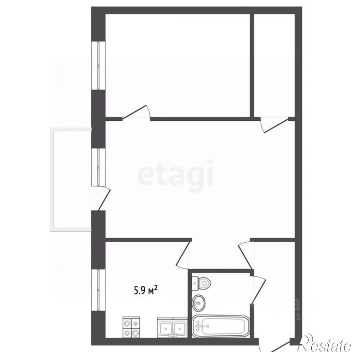 2-комн квартира улица Культуры, 4,  д. 4