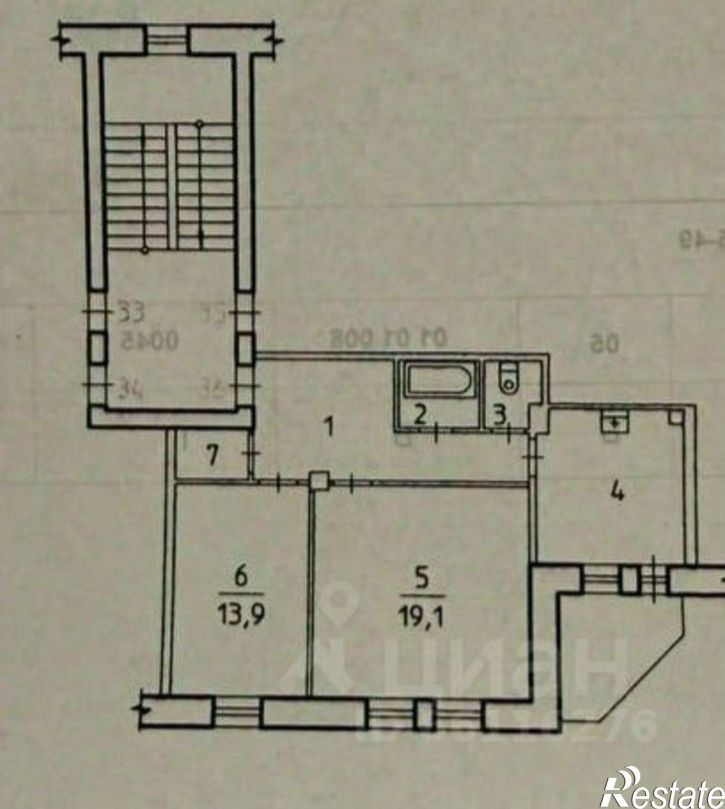 2-комн квартира улица Островского, 8,  д. 8