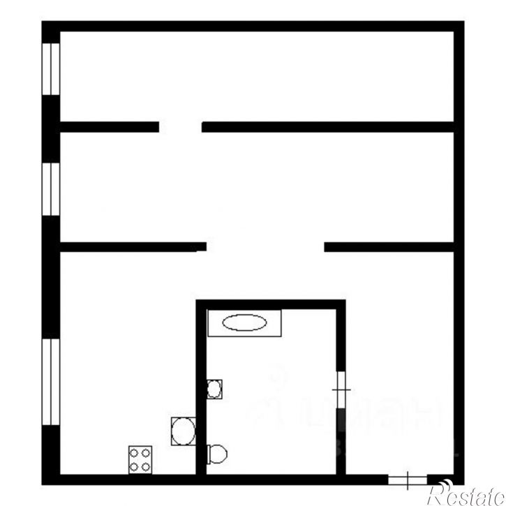 2-комн квартира улица Перовской, 1,  д. 1