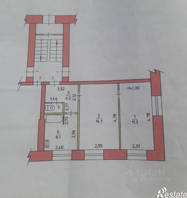 2-комн квартира ул Пермская, 20,  д. 20