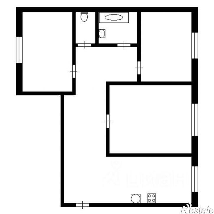 3-комн квартира Юбилейная улица, 115,  д. 115