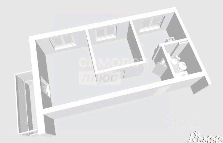 2-комн квартира ул Шоссейная, 1,  д. 1