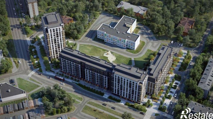 2-комн квартира в новом доме улица Лодыгина