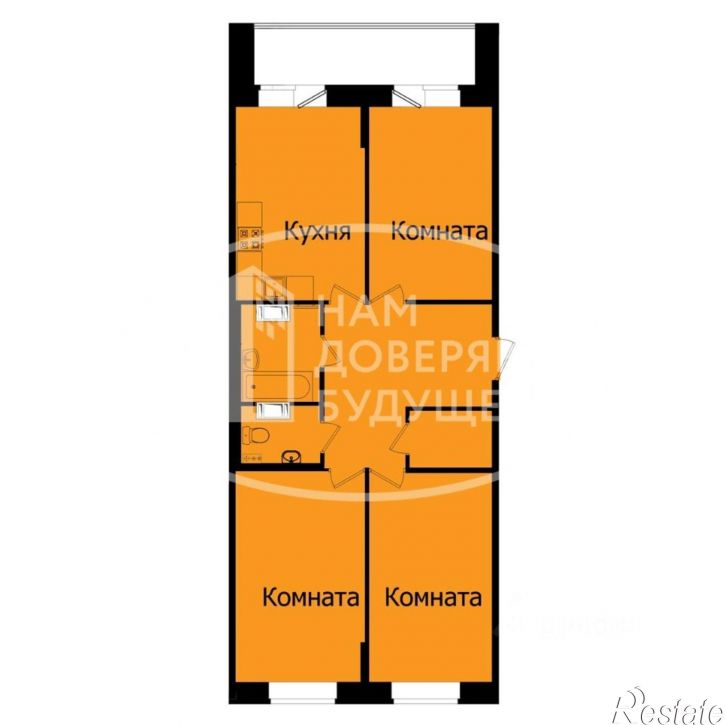 3-комн квартира пр-кт Ленина, 66а,  д. 66а