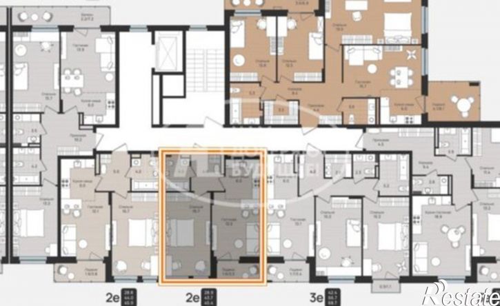 2-комн квартира в новом доме Пермь, улица Космонавта Беляева, 210