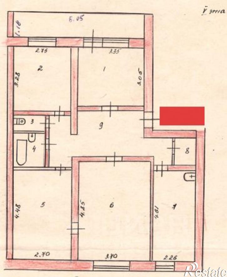 4-комн квартира ул Комсомольская, 1,  д. 1