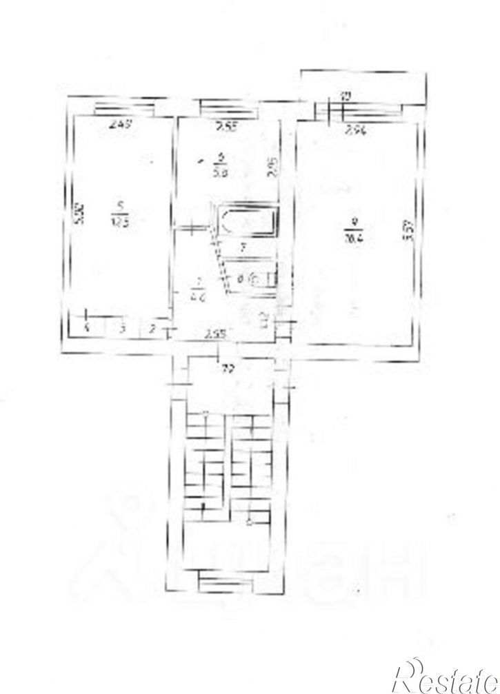 2-комн квартира ул Красноармейская, 102А,  д. 102А