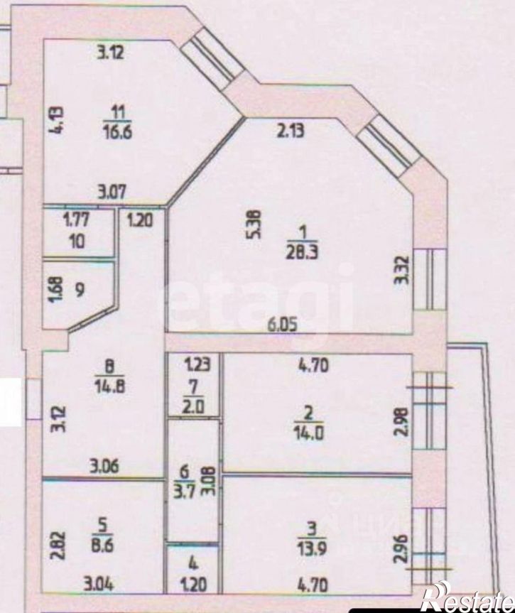 3-комн квартира городской округ Пермь, Пермь