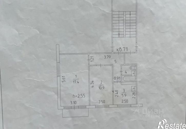 2-комн квартира Пермь г., Мотовилихинский, Крупской ул.