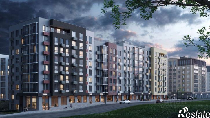 2-комн квартира в новом доме улица Дзержинского, 35А