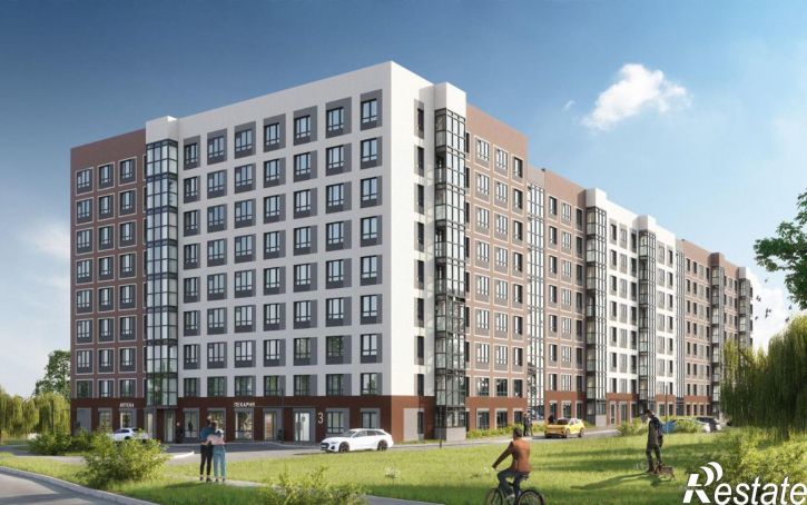 3-комн квартира в новом доме улица Карпинского, 115