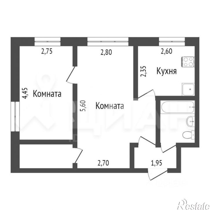 2-комн квартира Дорожный пер, 44,  д. 44