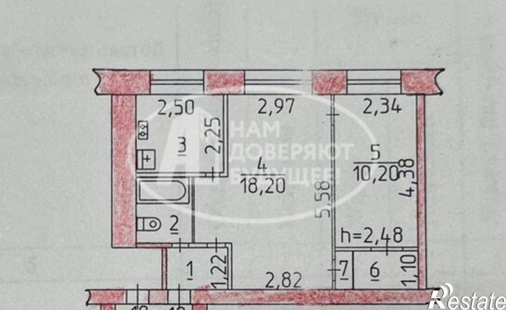 2-комн квартира Чусовой, улица Чайковского, 22