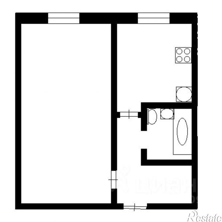 1-комн квартира Пермь, улица Академика Веденеева, 90