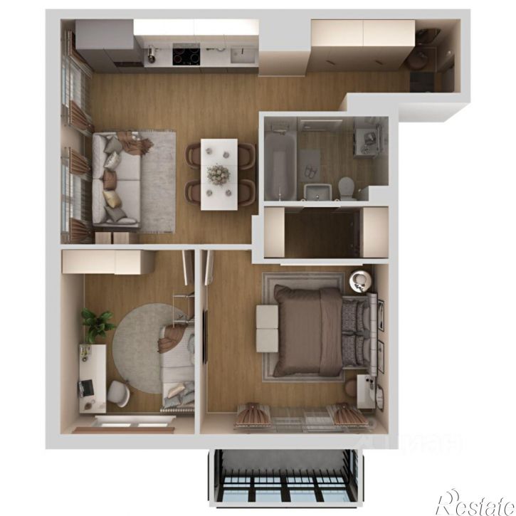 3-комн квартира в новом доме 3-я Нейвинская улица, 5