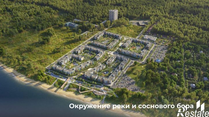 1-комн квартира в новом доме Рионская улица, 4А