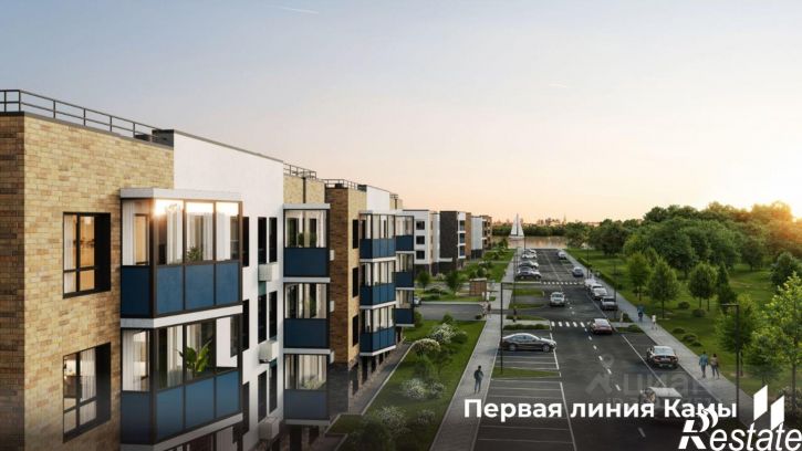 1-комн квартира в новом доме Рионская улица, 4А