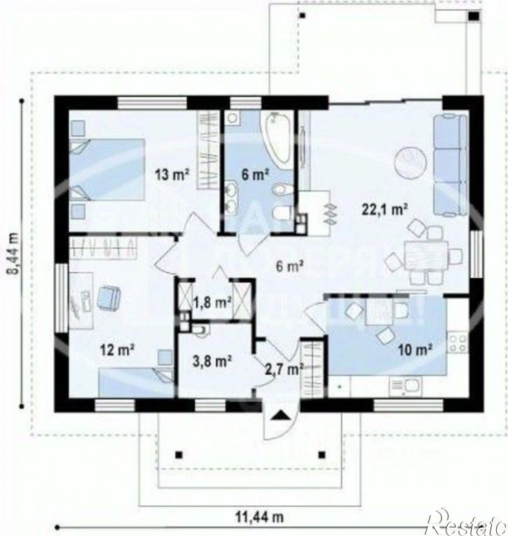3-комн квартира ул Розы Люксембург, 40,  д. 40