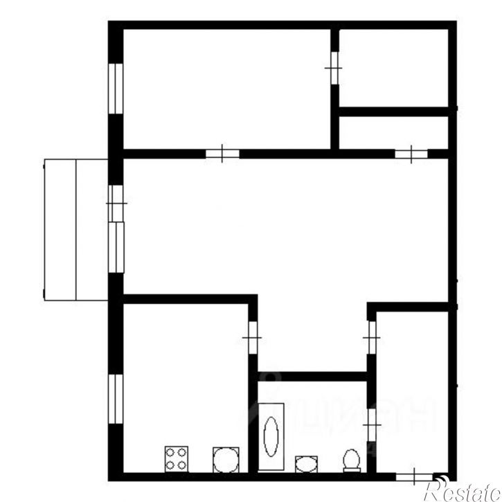 2-комн квартира Верещагино, Парковая улица, 8