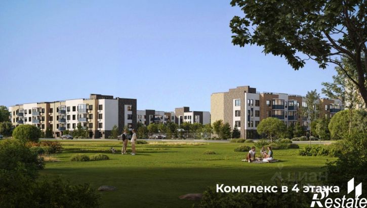 2-комн квартира в новом доме Рионская улица, 4А