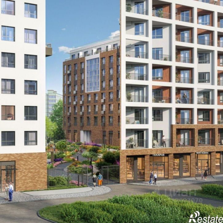 2-комн квартира в новом доме улица Капитана Гастелло, 21
